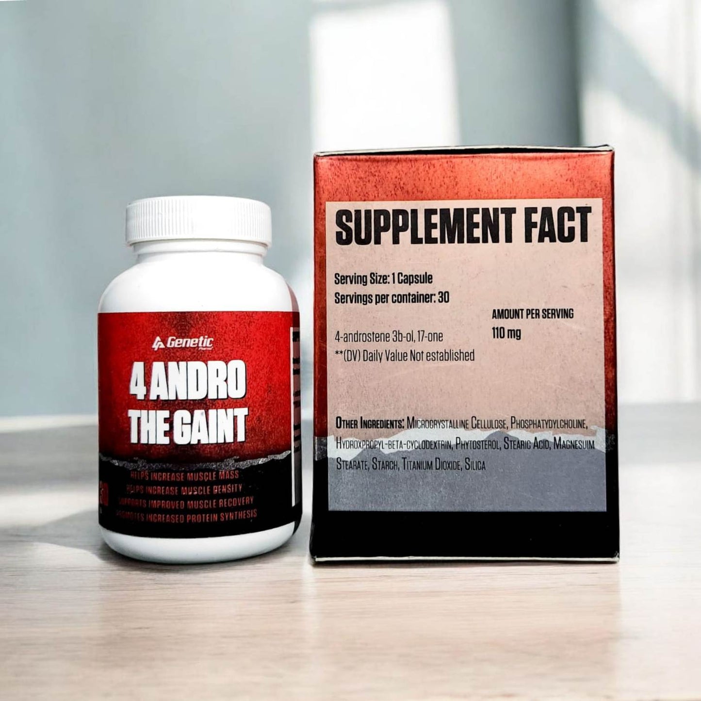 Genetic Pharma 4 Andro the Giant 30 Capsules