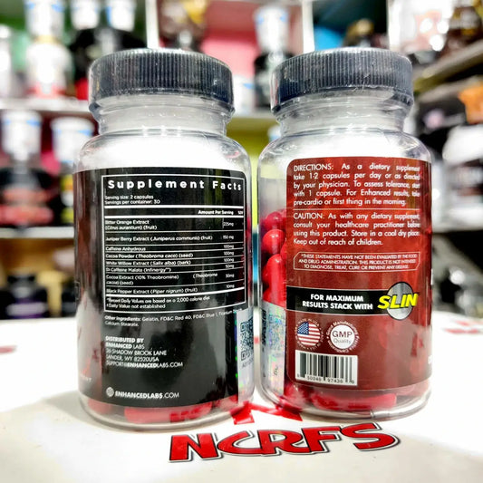 Enhanced Athlete ECA Shred 60 Capsules