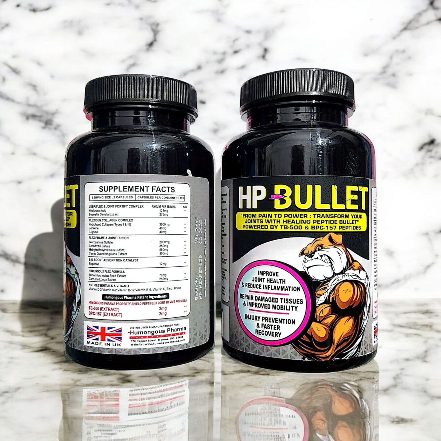 Humongous Pharma HP Bullet Plus 120 Capsules