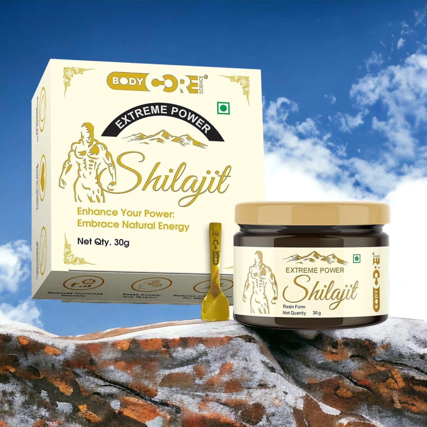 BCS Pure Shilajit 30g 100% Pure Formula 1000mg
