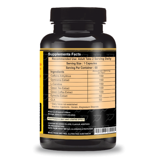 Psycho Muscles Xtreme Fat Burner 60 Capsules
