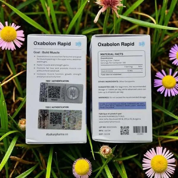 Balkan Pharma Oxabolon Rapid 10MG 100 Tablets 25 Days Muscle Building Cycle