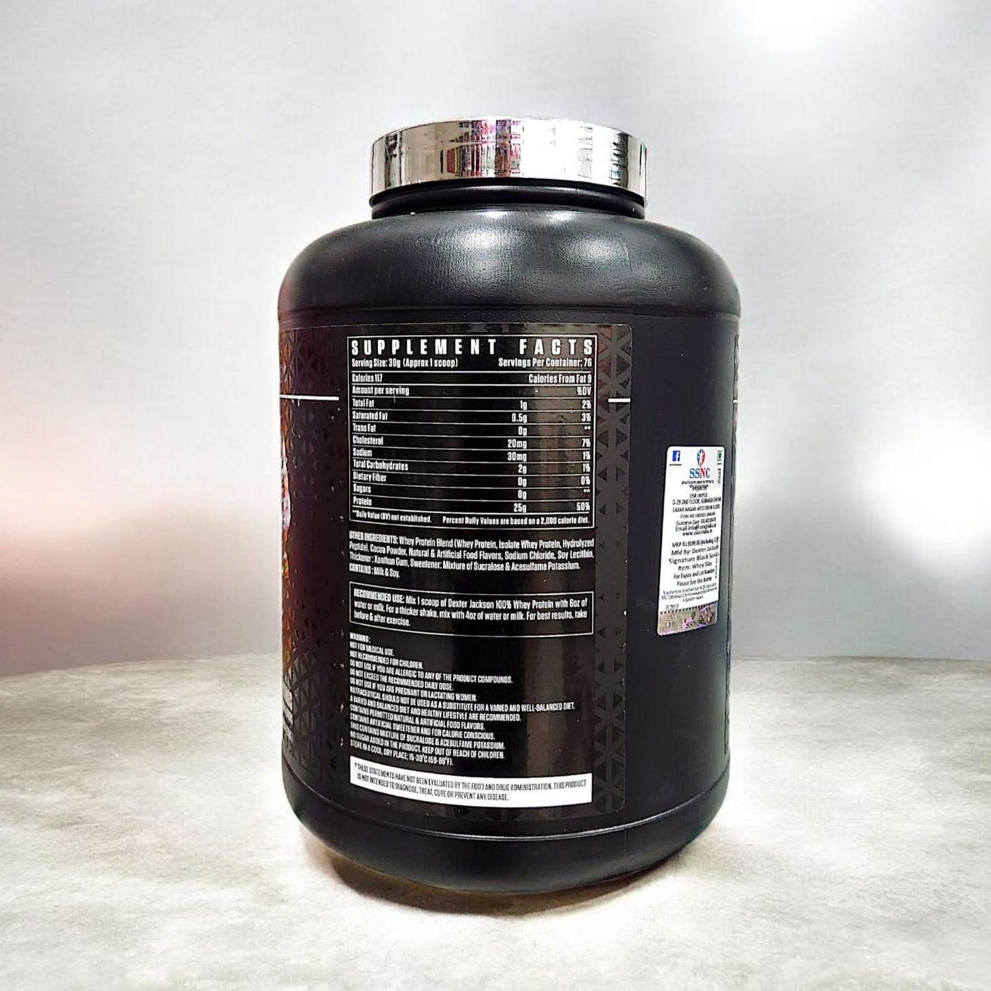 Dexter Jackson Black Series Whey, 2.27 kg 76 Servings