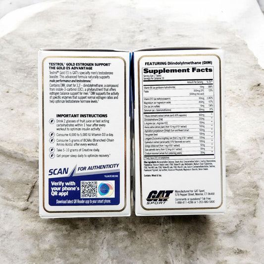 GAT Testrol Gold ES, 60 Tablets