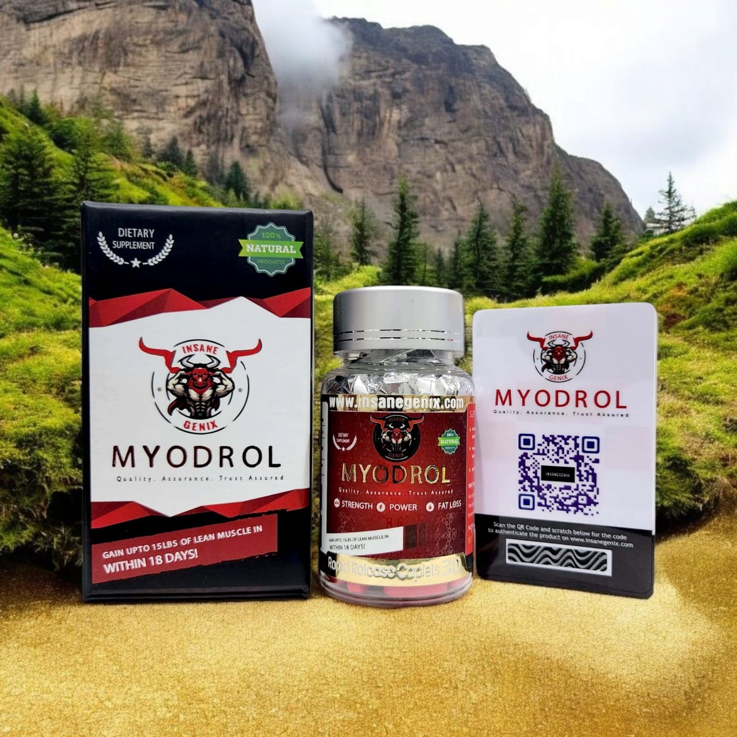 Insane Genix Myodrol 30 Tablets