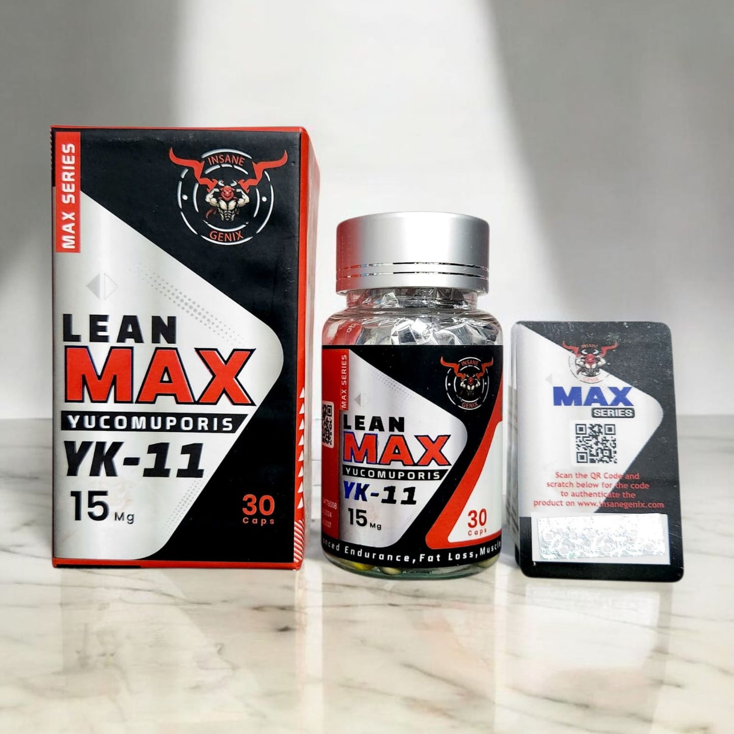 Insane Genix LEAN-MAX MYOSTINE (YK11) 30 Capsules 15mg