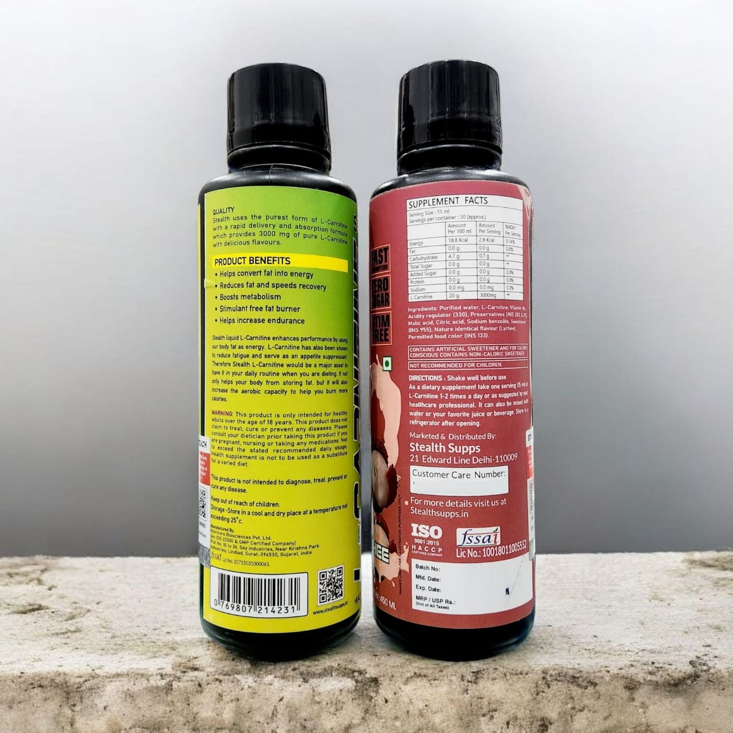 Stealth L-Carnitine 3000mg 30 Servings