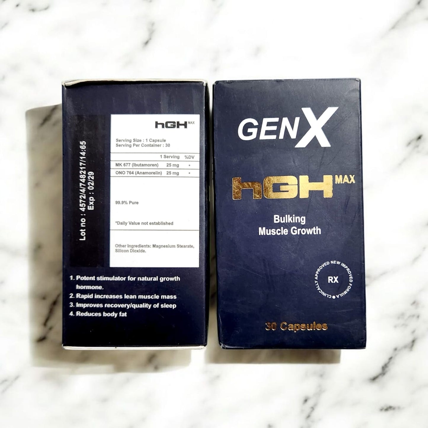 GenX HGH MAX Bulking Muscle Growth 30 Capsules