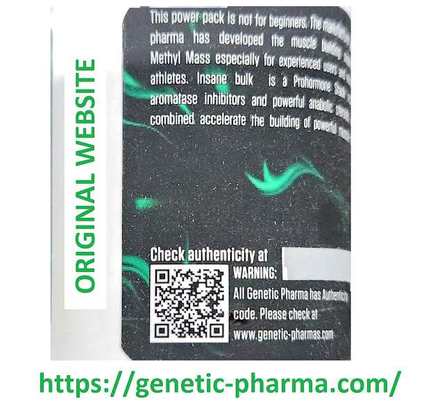 Genetic Pharma Insane Bulk 20 Capsules - QR Code Verified