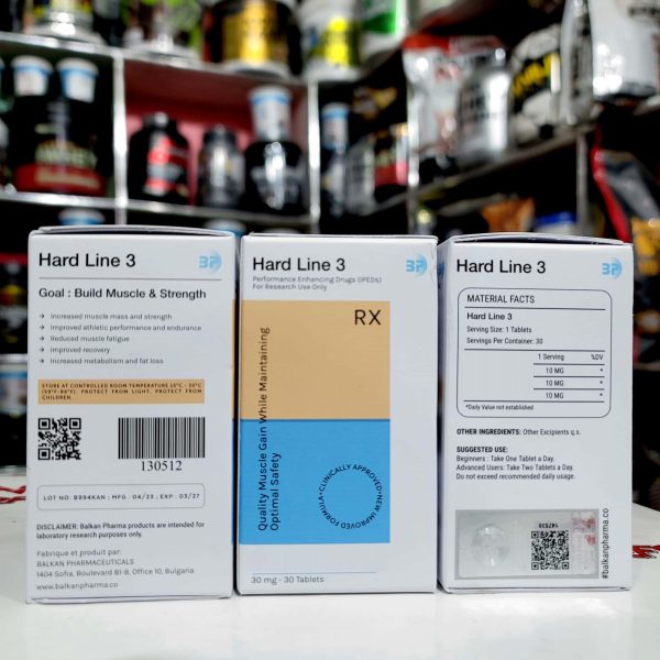 Balkan Pharma Hard Line 3 30 Tablets