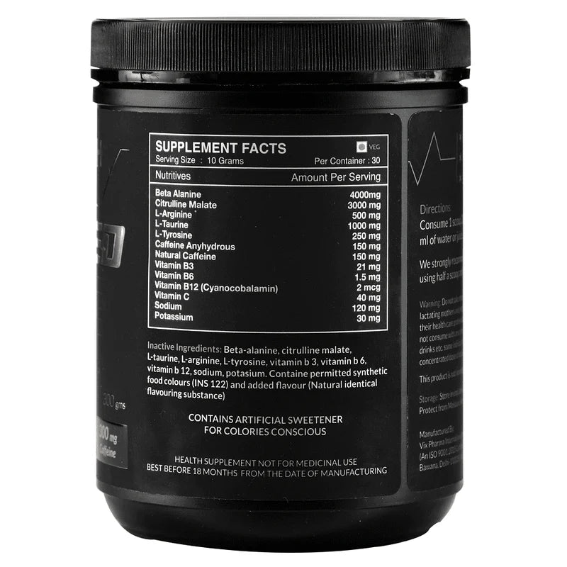 Stealth Amped Preworkout 300g 30 Servings