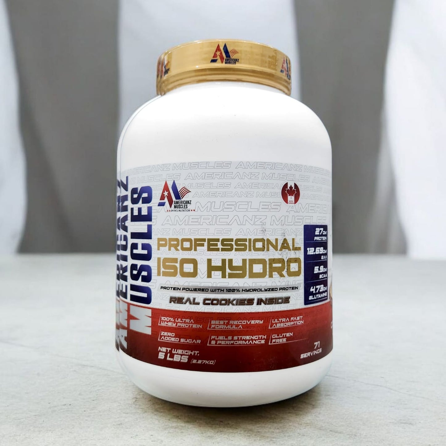 Americanz Muscles Professional ISO Hydro Protein 5 lbs 71 Servings