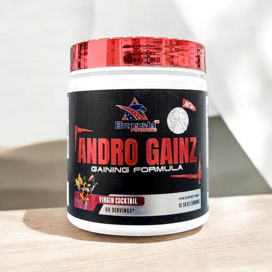 British Anabolic Andro Gainz (Gaining Formula) CJC 1295MG 30/60 Servings (New Pack)