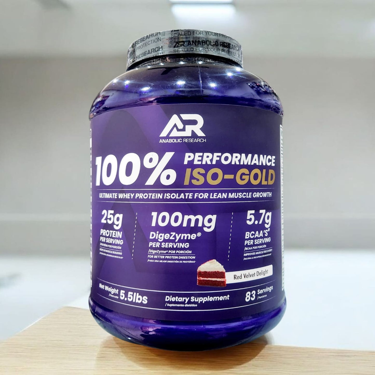 Anabolic Research 100% ISO Gold 5.5 Lbs 83 Servings