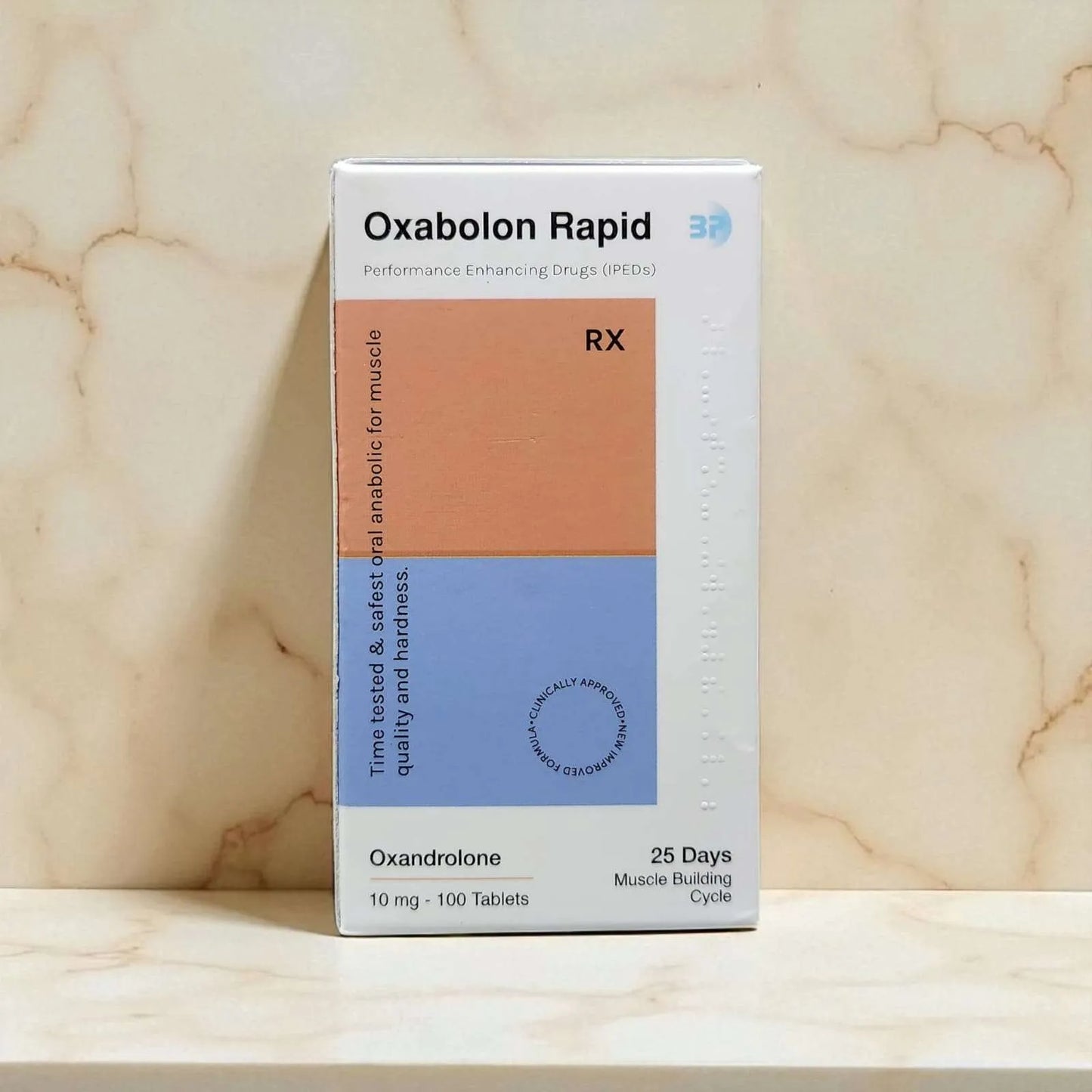 Balkan Pharma Oxabolon Rapid 10MG 100 Tablets 25 Days Muscle Building Cycle