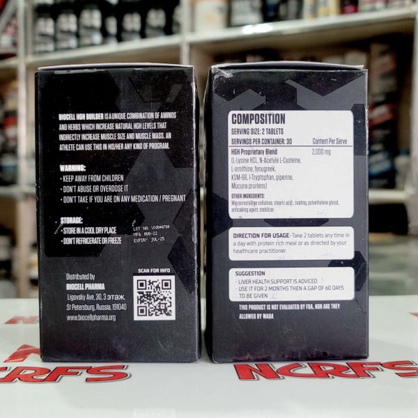 Biocell Pharma HGH Builder 60 Tablets