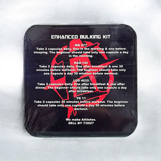 Enhanced Bulking Kit 80 Capsules (MK677, RAD140, LGD4033, YK11)
