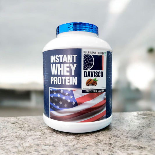 Davisco Food Pure Whey Protein with QR Code