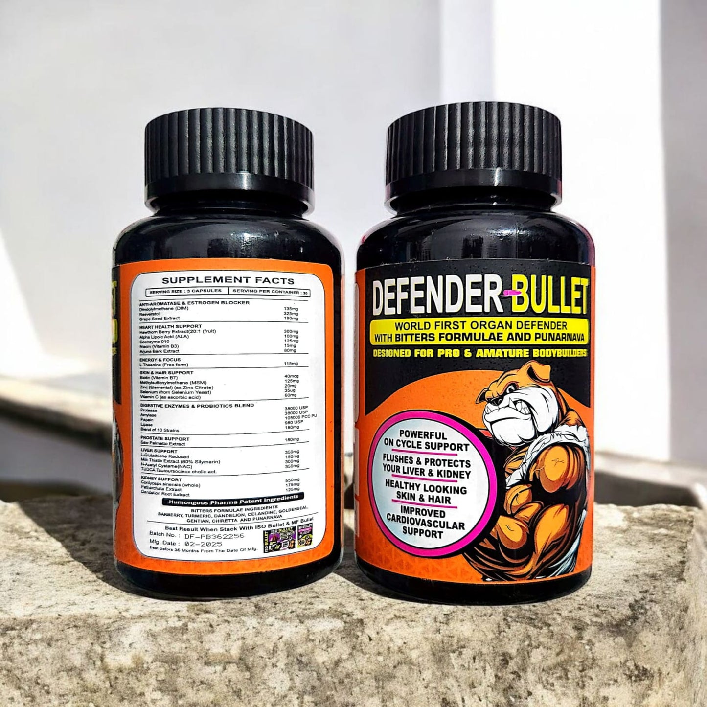 Humongous Pharma Defender Bullet Plus 90 Capsules