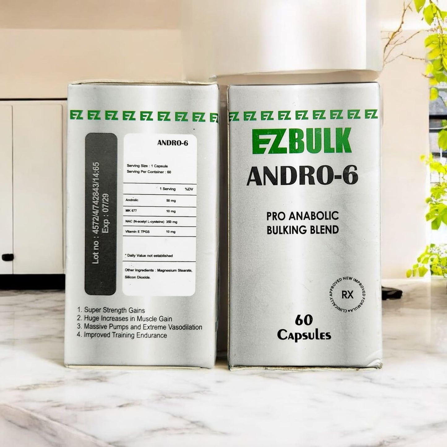 EZ Bulk Andro6 60 Capsules