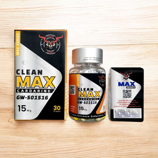 Insane Genix Clean-MAX CARDARINE (GW501516) 30 Capsules 15mg
