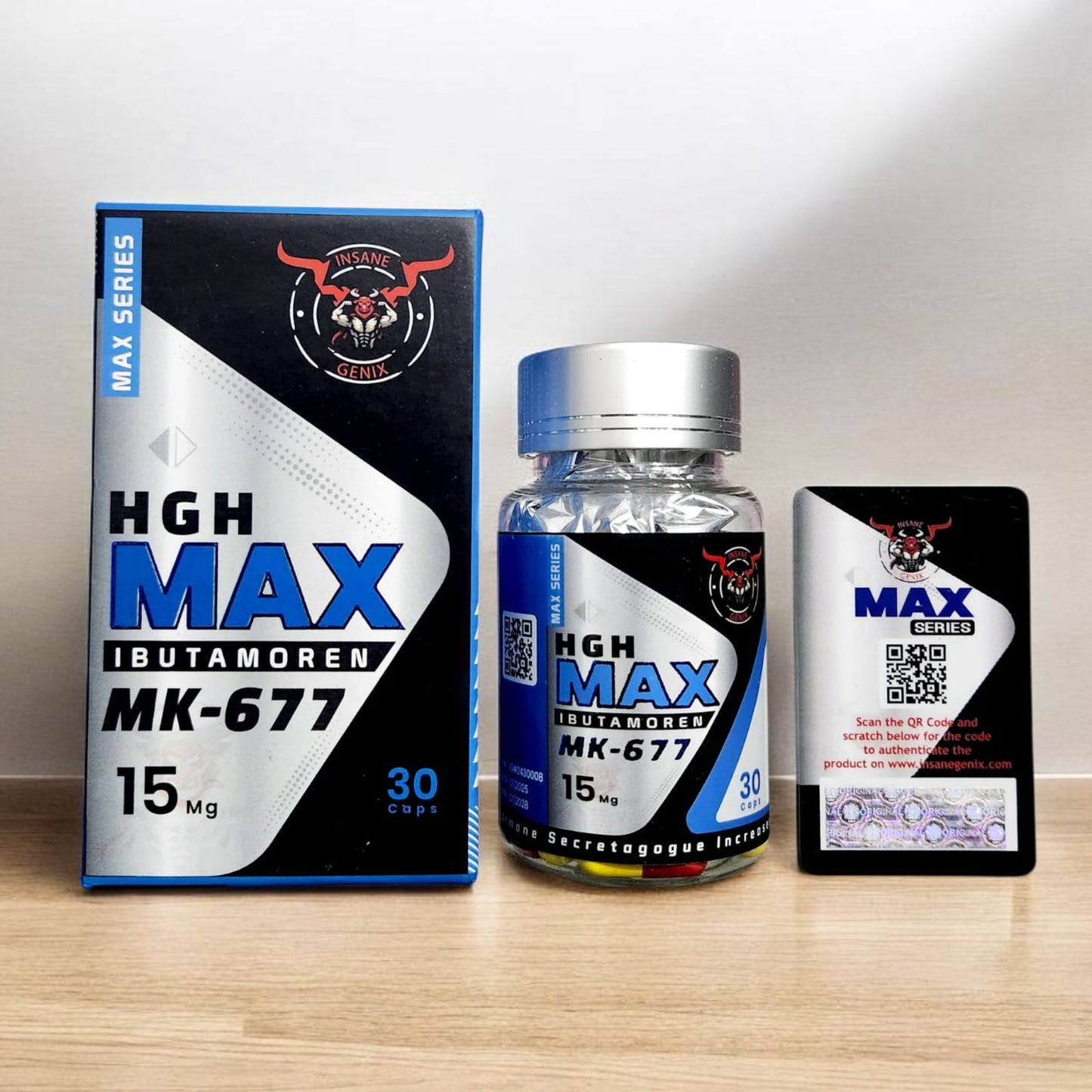 Insane Genix MK677 Ibutamoren 30 Capsules 15mg