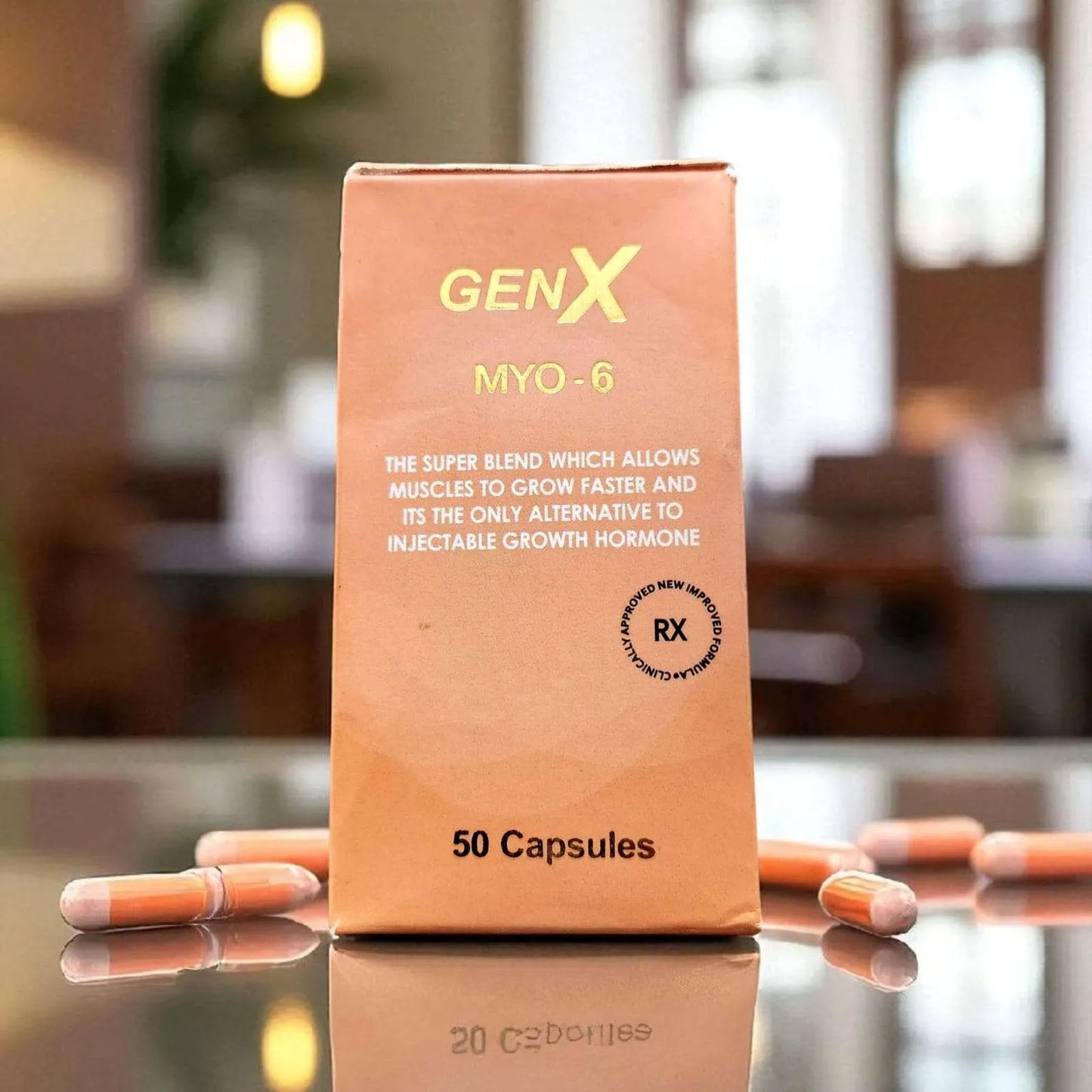 GenX Pharma MYO6 (MK677+Myodrol+NAC) 50 Capsules
