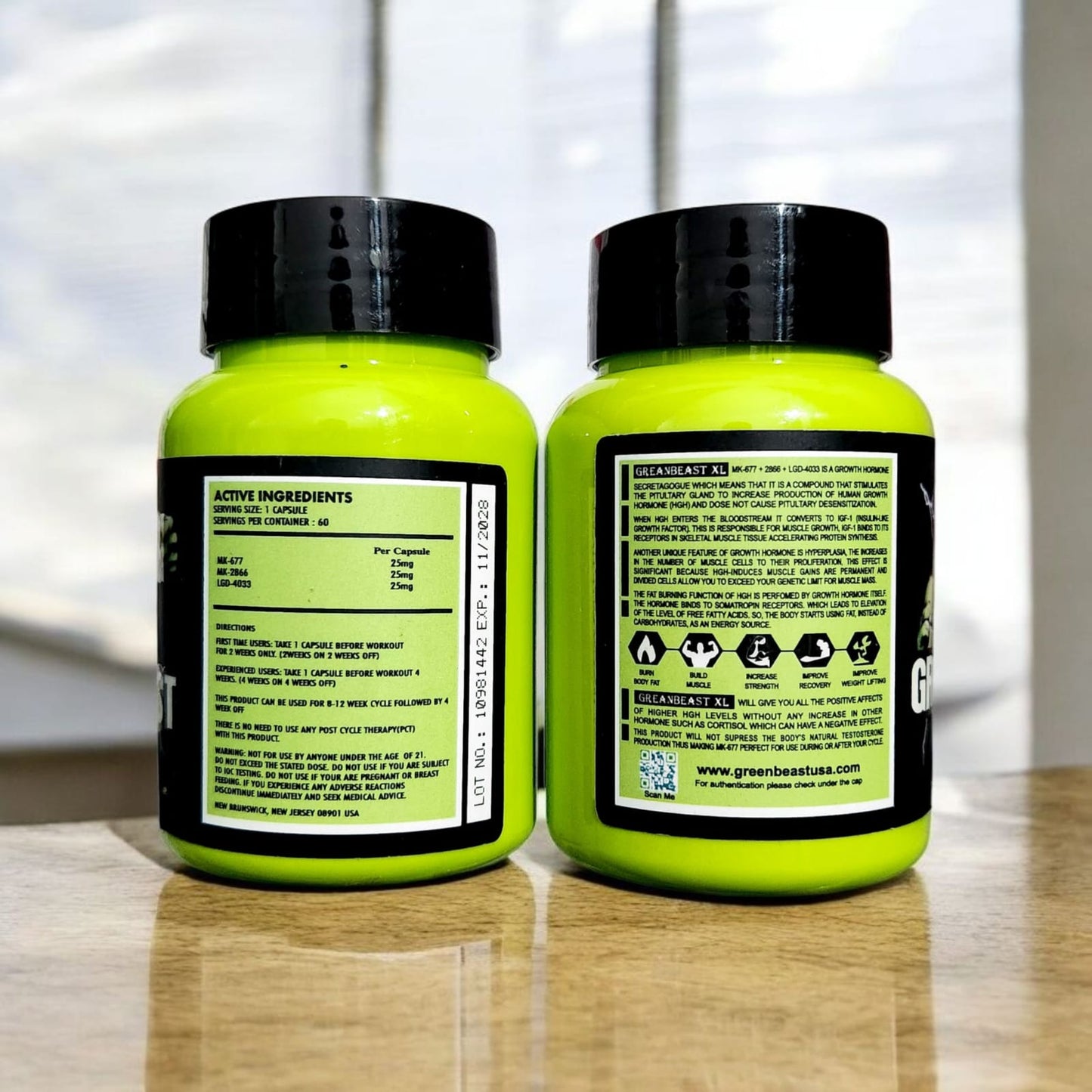 Green Beast XL 60 Capsules (Verified on Official Site)