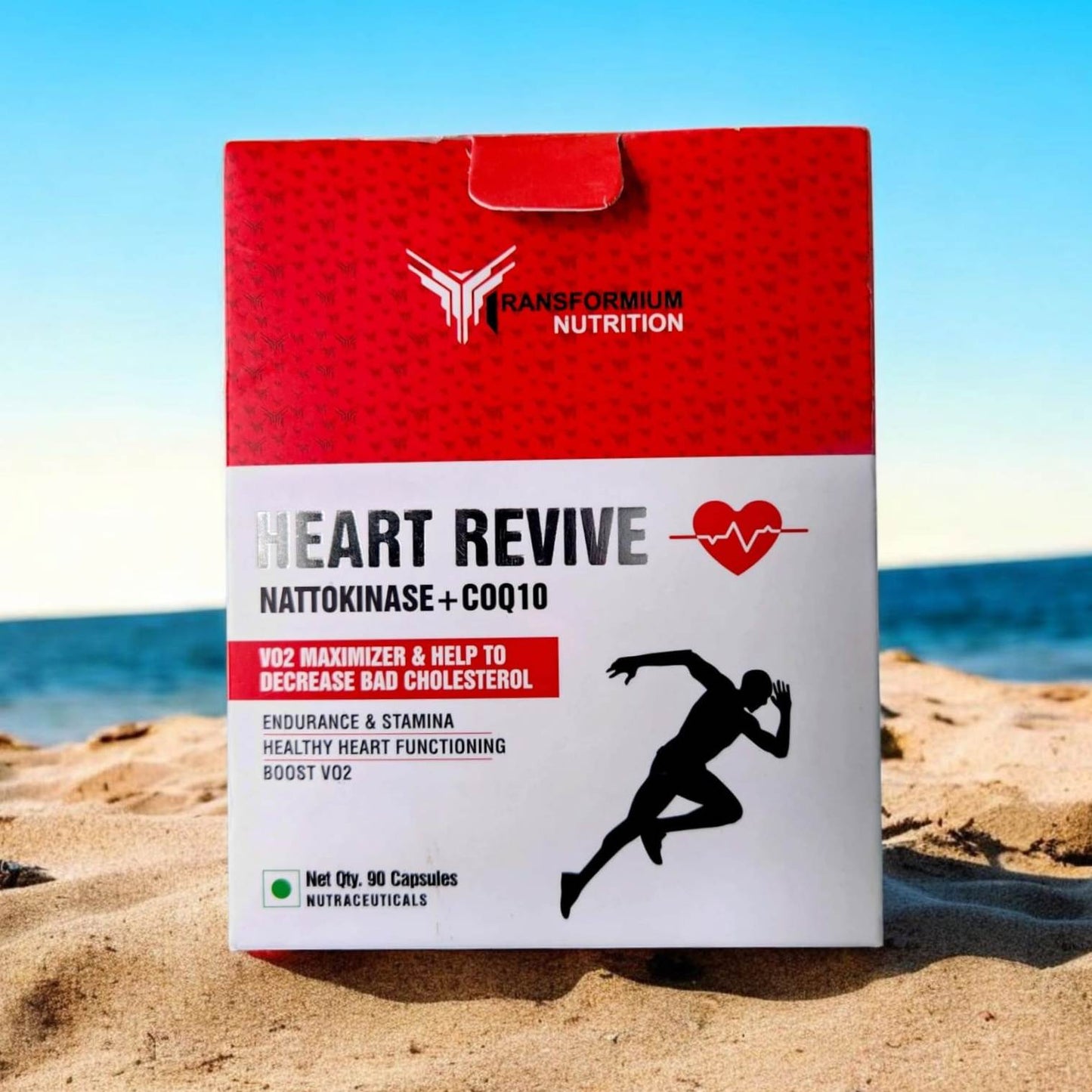 Transformium Nutrition Heart Revive (Nattokinase + COQ10) 90 Capsules