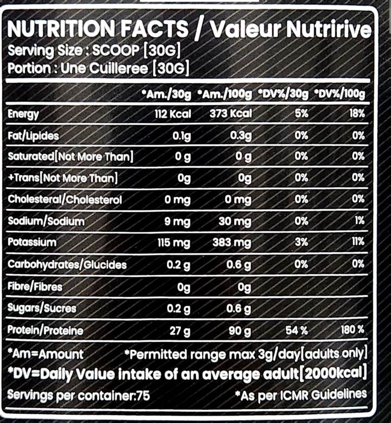 HFN Iso Ripped, 2.27 kg 75 Servings