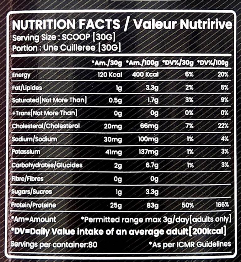 HFN True Whey 2.27 kg 5 lbs 80 Servings