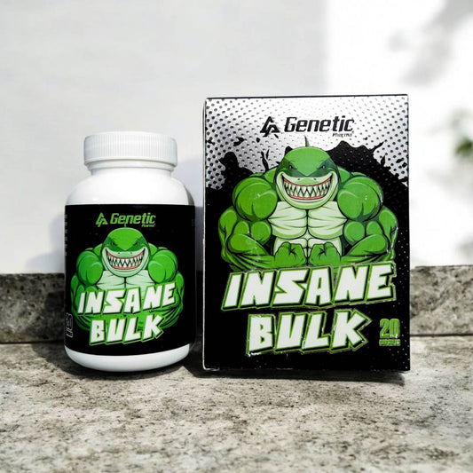 Genetic Pharma Insane Bulk 20 Capsules - QR Code Verified