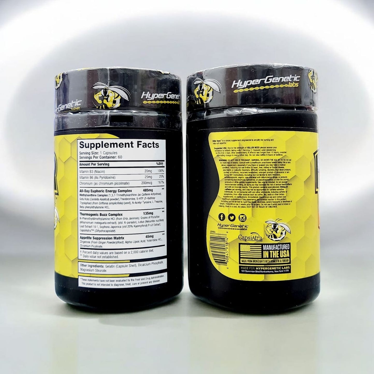 Hypergenetic Labs Killer Bees 60 Capsules