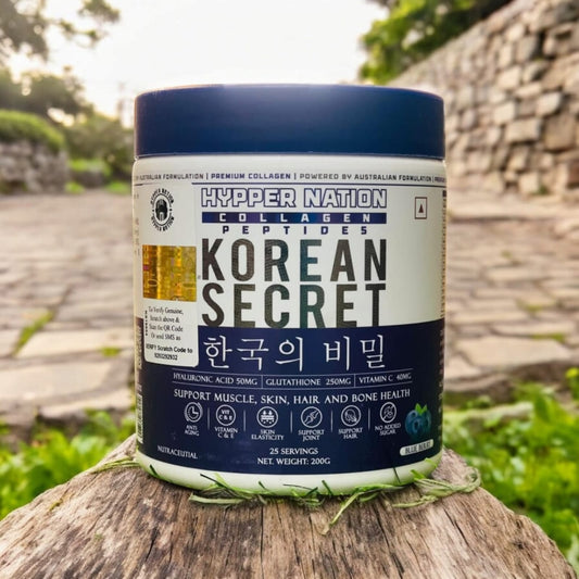 Hypper Nation Korean Secret – Premium Collagen 200 Grams 25 Servings