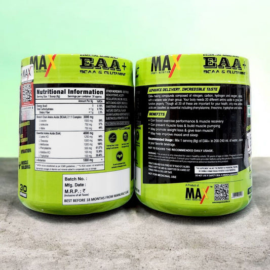 Max Sports EAA + 240g 30 Servings