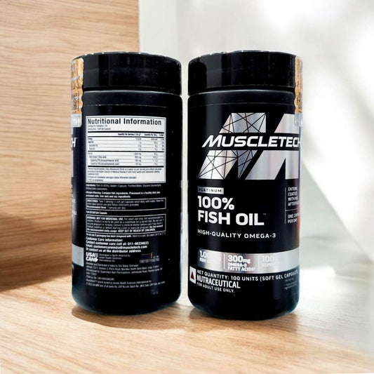 MuscleTech Platinum 100% Fish Oil, 100 softgels