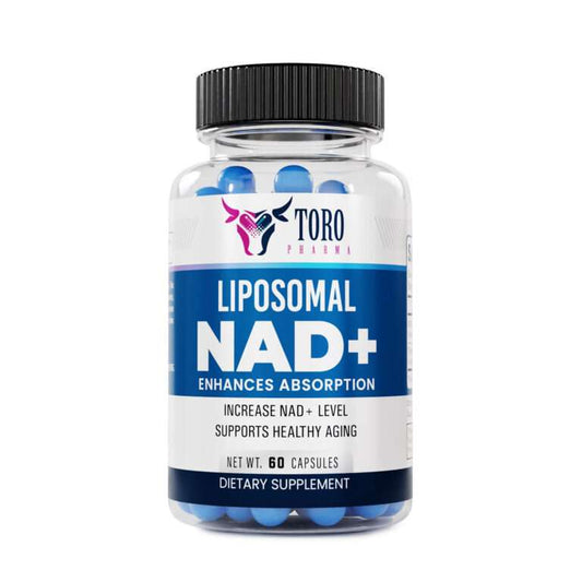 TORO Pharma Liposomal NAD+ Enhances Absorption 60 Capsules