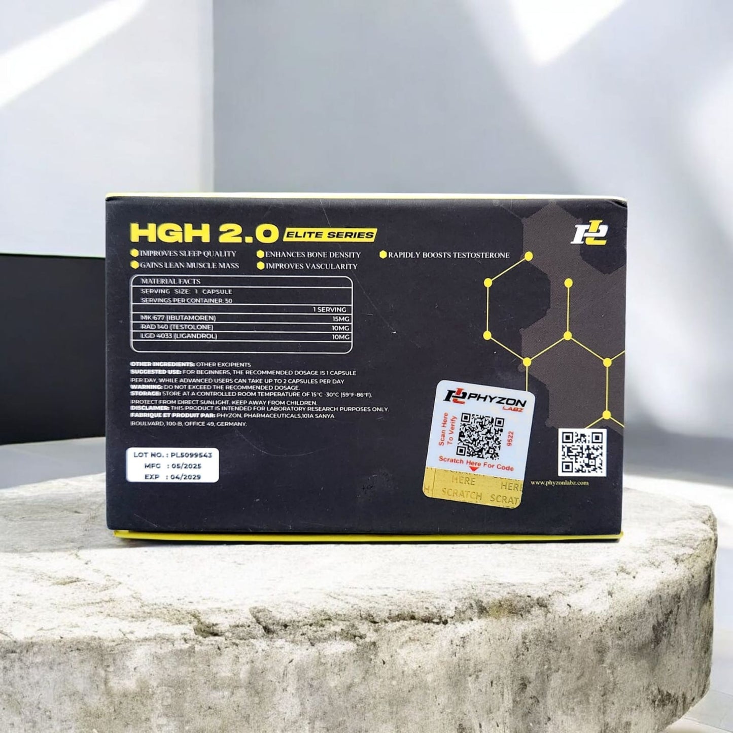 Phyzon Labz HGH 2.0 35mg 50 Capsules