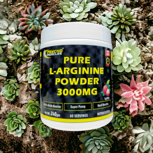Psycho Muscles L-Arginine 3000 MG Powder 60 Serving