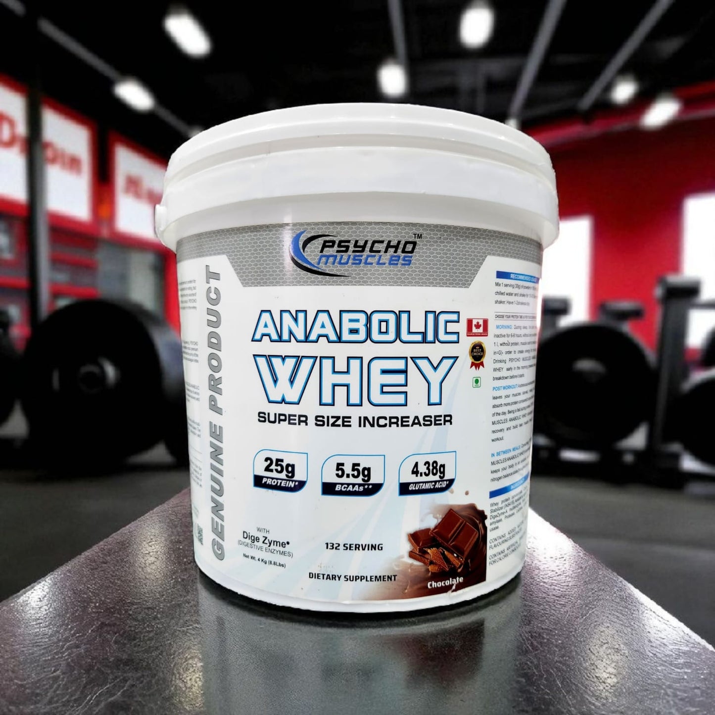 Psycho Muscles Anabolic Whey Protein (Super Size Increaser)