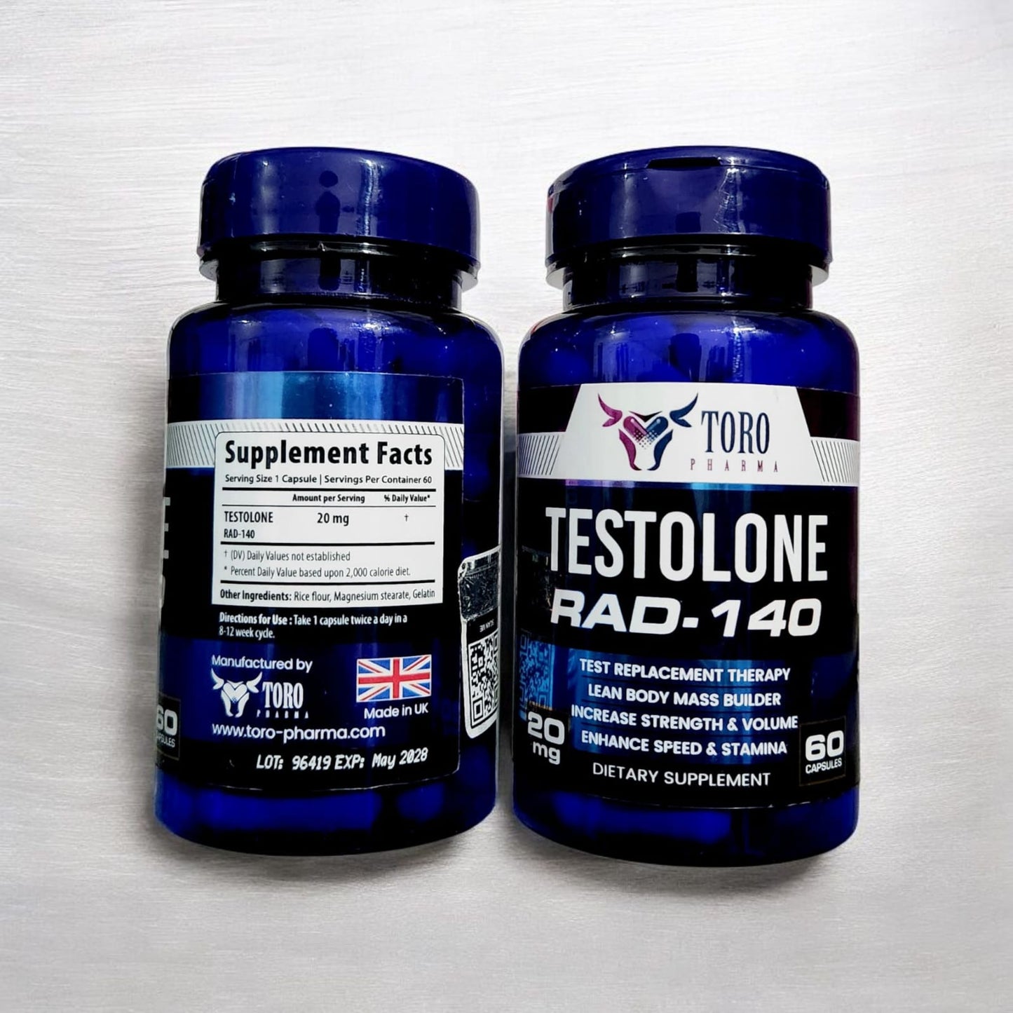 TORO Pharma TESTOLONE RAD140 60 Capsules