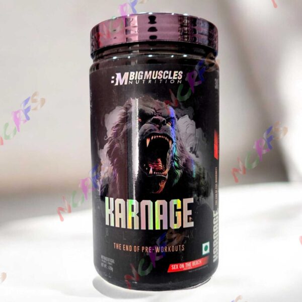 Bigmuscles Karnage Preworkout 30 Servings (Black)