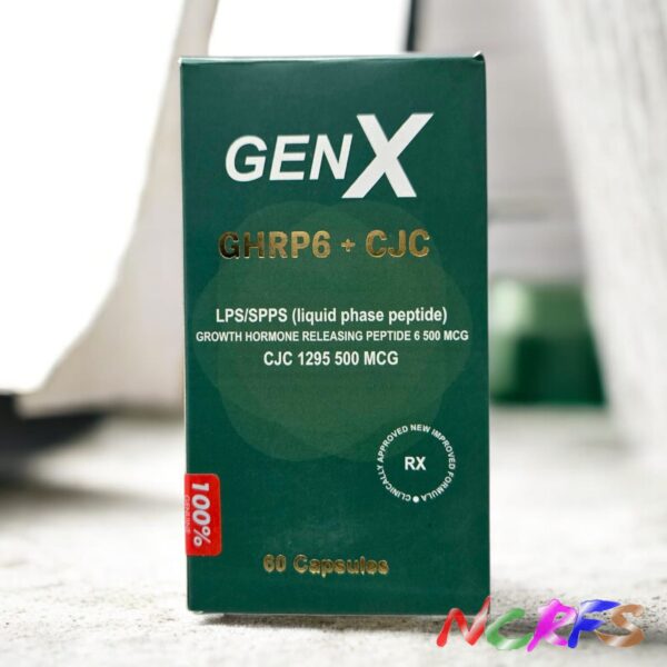 GenX GHRP6 + CJC 1295 500 MCG 60 Capsules