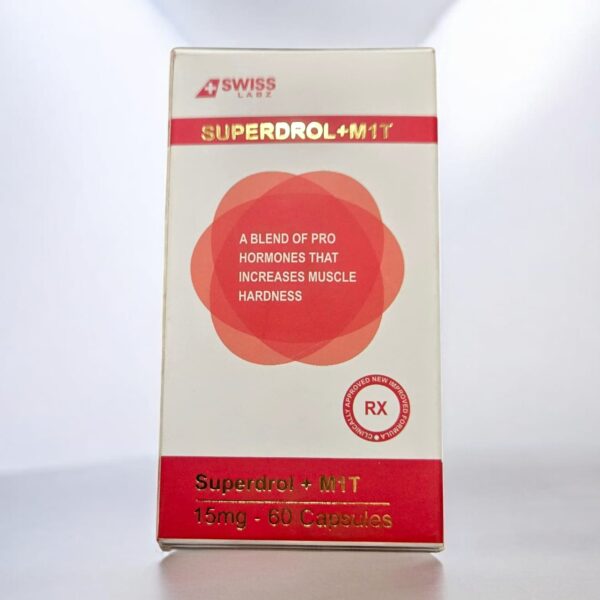 Swiss Labz Superdrol M1T 15mg 60 Capsules