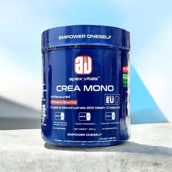 Apex Vitals Crea Mono Micronized Creatine Monohydrate 300G 100 Servings