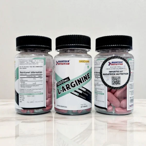 Nasatech Nutrition L-Arginine Powder 60 Tablets