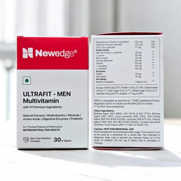 Newedge Ultrafit-Men Multivitamin 30 Tablets