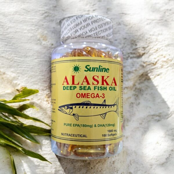 Sunline Alaska Deep Sea Fish Oil with Omega 3 100 Softgels