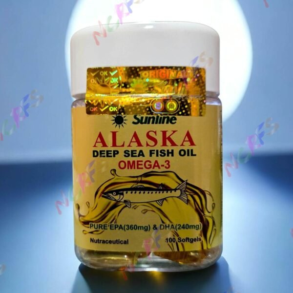Sunline Alaska Deep Sea Fish Oil with Omega 3 100 Softgels
