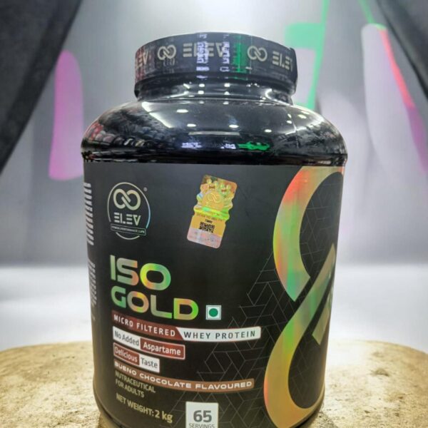 Elev ISO GOLD 2 Kg Whey Protein Powder 65 Servings